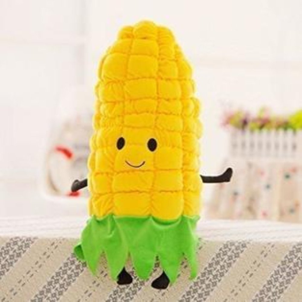 Corn Vegetable Plushie Stuffed Animal